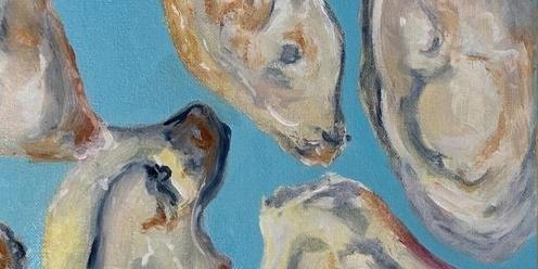Oyster Painting - Beginner Friendly Acrylic Painting