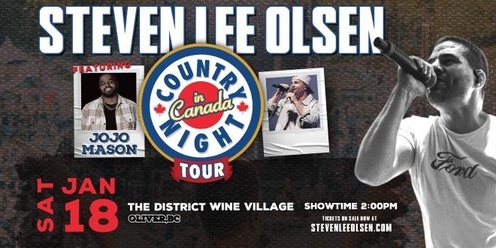 STEVEN LEE OLSEN - Country Night in Canada Featuring JoJo Mason | WINTER CONCERT 