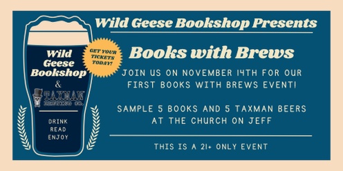 Books with Brews at The Church on Jeff