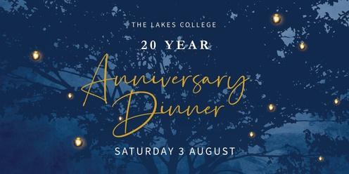 The Lakes College 20 Year Anniversary Dinner