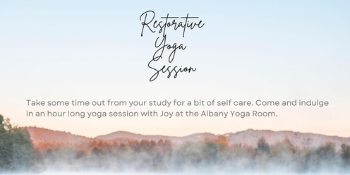 Restorative Yoga with Joy | Great Southern Universities Centre