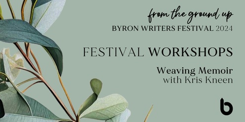 Weaving Memoir with Kris Kneen - BWF WORKSHOP 2024