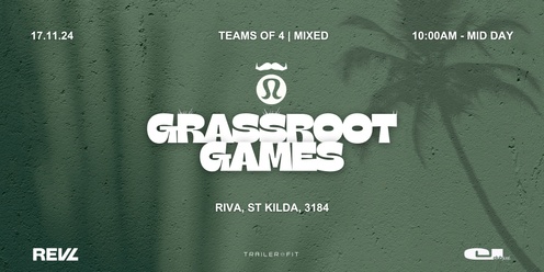 Movember Fundraiser : Grass Root Games