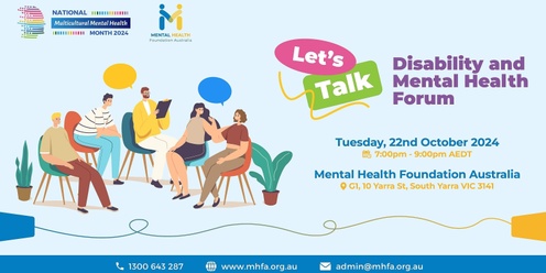 Disability and Mental Health Forum