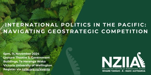 International Politics in the Pacific: Navigating Strategic Competition