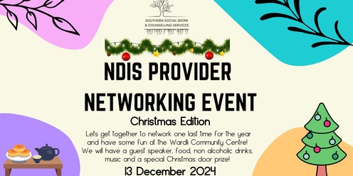 NDIS provider Networking Event - Christmas edition!