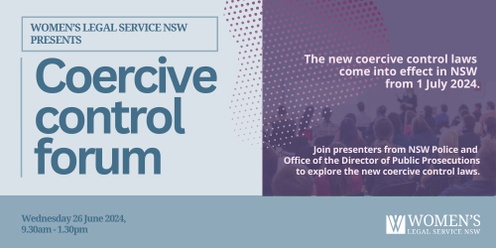WLS NSW Coercive Control Forum