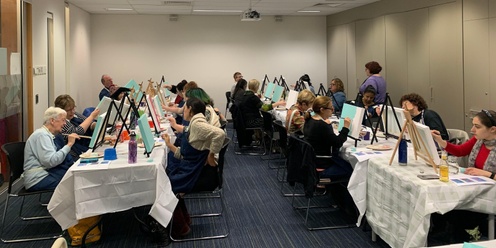 Paint n' Sip at the Library 