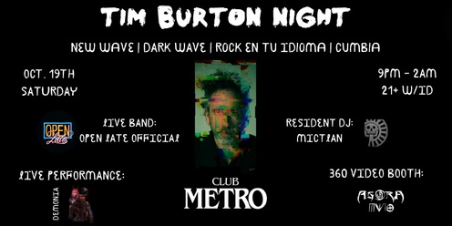 Club Metro: Tim Burton Tribute