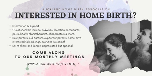 Monthy Home Birth Meeting