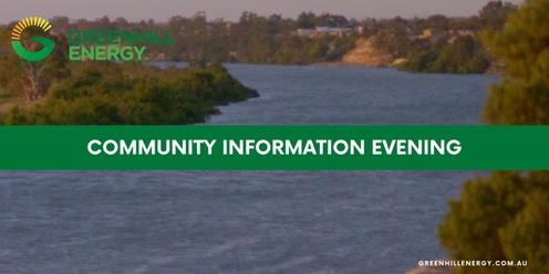 Greenhill Energy Community Information Evening