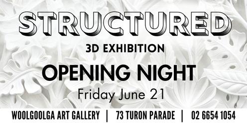 Structured 3D Exhibition Opening Night Ticket