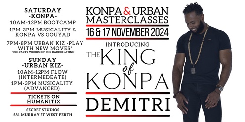 The King of Konpa - Demitri - 16 & 17 November 2024