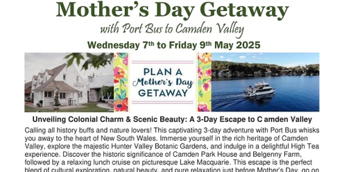 3-Day Mother's Day Getaway