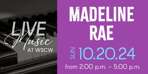 Madeline Rae Live at WSCW October 20