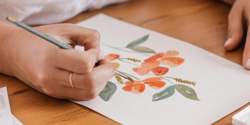 Botanical Brushstrokes: Painting Watercolour Bookmarks @ Cove Civic Centre