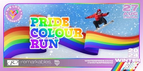 Pride Colour Run 2024 at Remarkables Ski Field