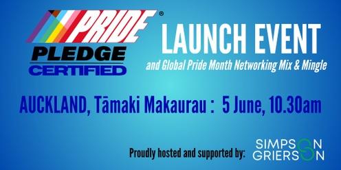 Pride Pledge Auckland Global Pride Month Networking  & Certification Launch