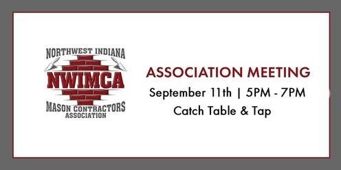 NWIMCA September 11th Meeting