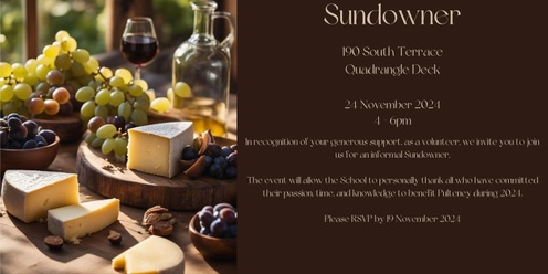 Volunteer Sundowner 