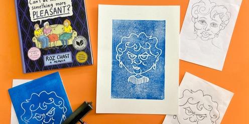 Craft Lab Family Workshop: Printed Cartoons and Caricatures with the NEA Big Read