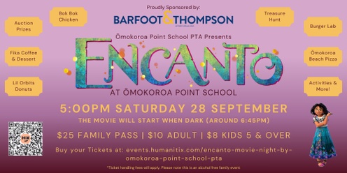 Encanto Movie Night by Omokoroa Point School PTA