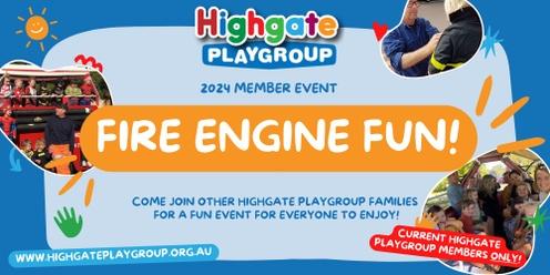 Highgate Playgroup Member Event: Fire Engine FUN!