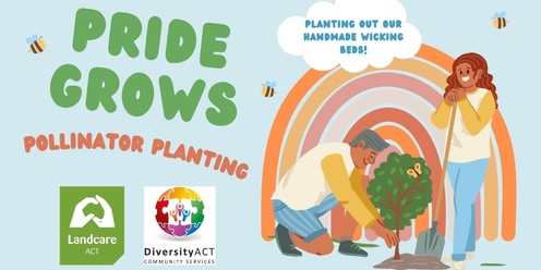 Pride Grows - Wicking Bed Pollinator Planting 
