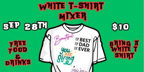 White T-Shirt Mixer