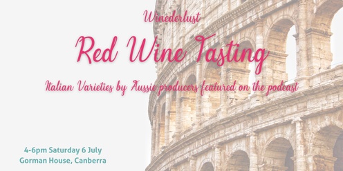 Italian Varieties Red Wine Tasting 
