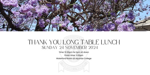 2024 Long Table Lunch