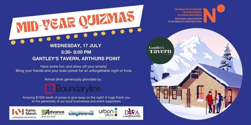 NAWIC Queenstown - Mid-Year Quizmas