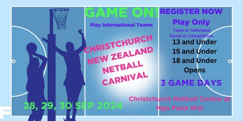 Christchurch Netball Carnival Sept 2024 