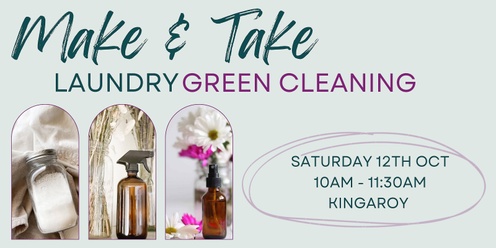  Green Cleaning workshop in Kingaroy LAUNDRY