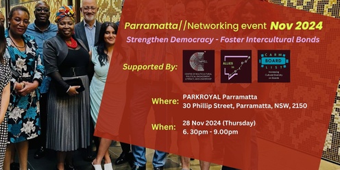 Sydney (Parramatta) - Allies in Colour Multicultural Networking Event 2024