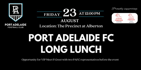 Port Adelaide 'Breath of Hope' Luncheon