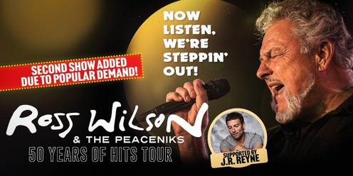 Ross Wilson & The Peaceniks - 50 Years of Hits Tour 2nd Show