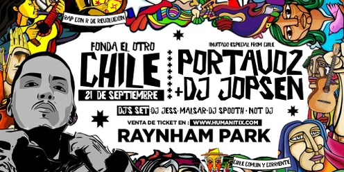 FONDA “EL OTRO CHILE” - Special Guest From Chile: PORTAVOZ + DJ JOPSEN