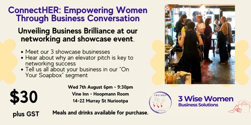 ConnectHER: Empowering Women Through Business Conversation - Showcase and Connect