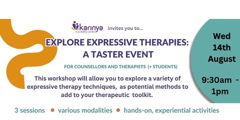 Explore Expressive Therapies : A Taster Event