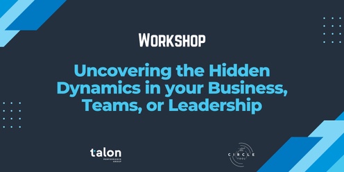 Uncovering the Hidden Dynamics in your Business, Teams, or Leadership