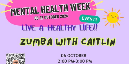 Mental Health Week - Zumba with Caitlin