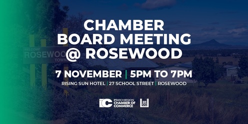 Chamber Board Meeting @ Rosewood