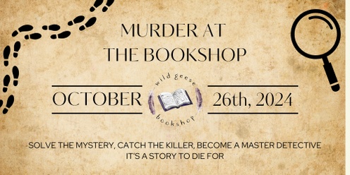 Murder Mystery Night at Wild Geese Bookshop