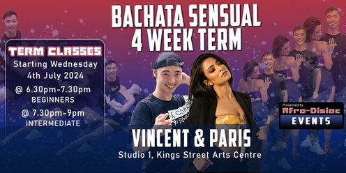 Bachata 4 Week Term with Paris and Vince