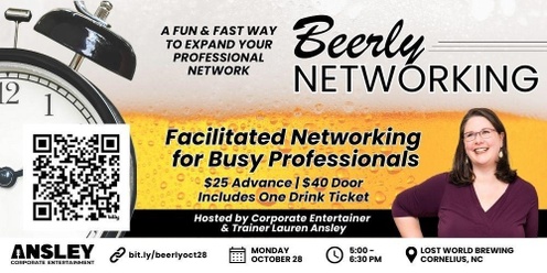 Beerly Networking - Oct 28 - Hosted by Lauren Ansley