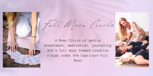 Capricorn Full Moon Circle 