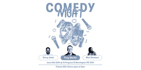 Commonfolk Comedy Night featuring Tony Martin!