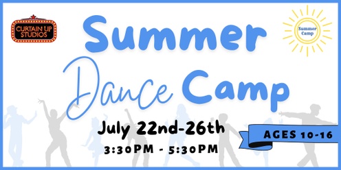 Summer Dance Camp Ages 10-16