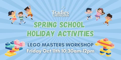 Tradies Caringbah Lego Masters Workshop